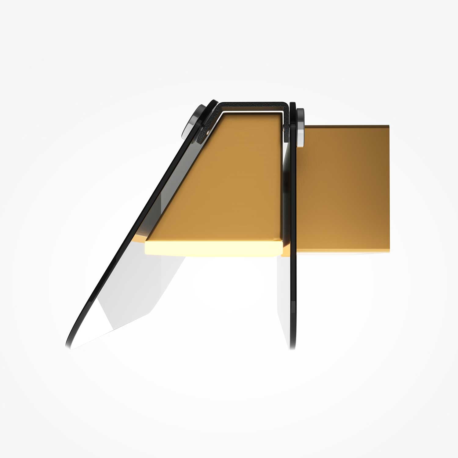 Flat - Applique murale LED en verre design pour salon