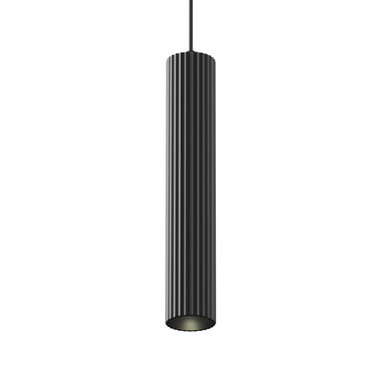 Calipso - Suspension cannelé tube en alu design pour cuisine