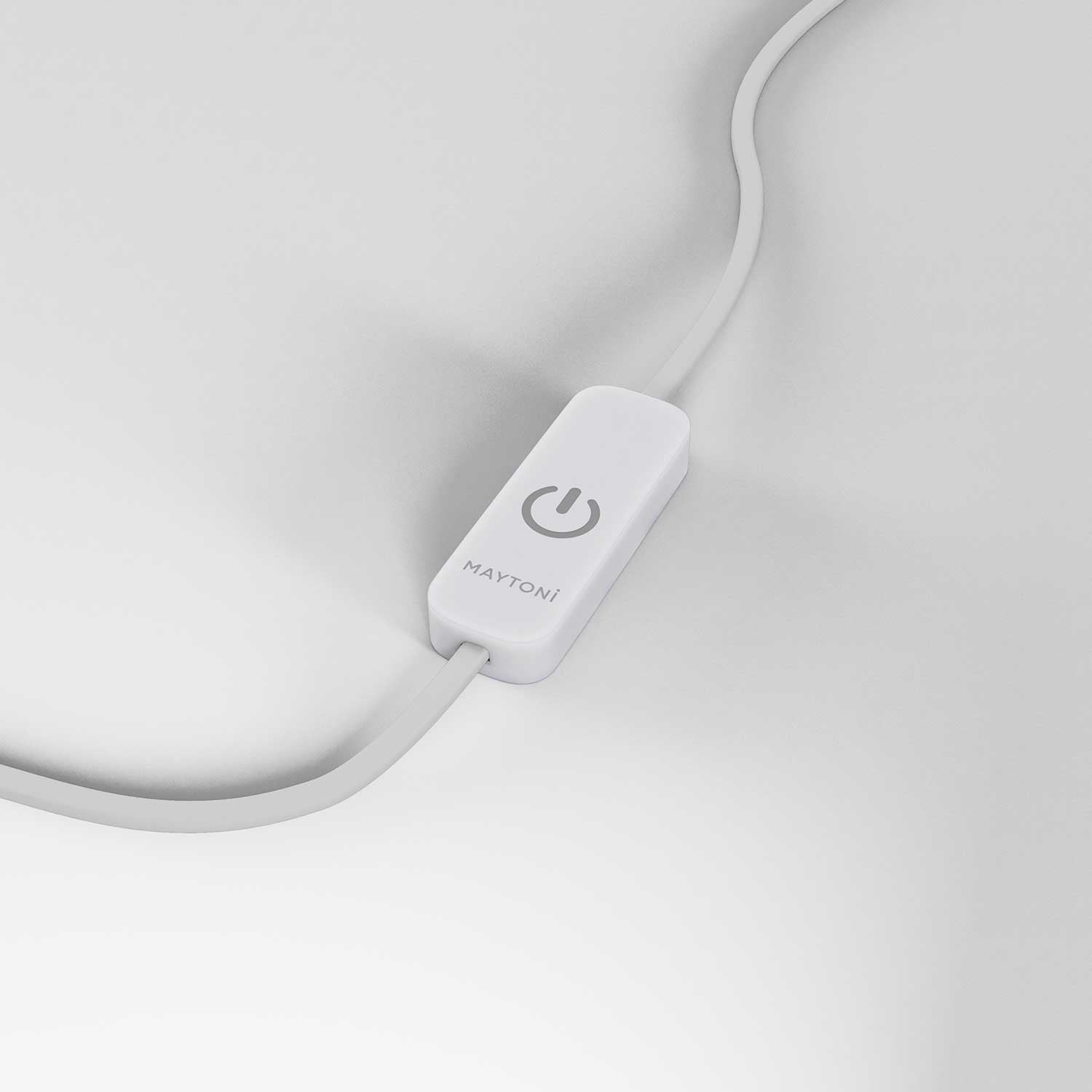 Spirito - Lampe LED à poser en verre design pour salon ou chambre