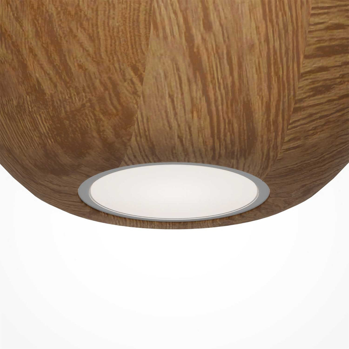 Basic Texture - Suspension sphérique en marbre ou bois, style minimaliste