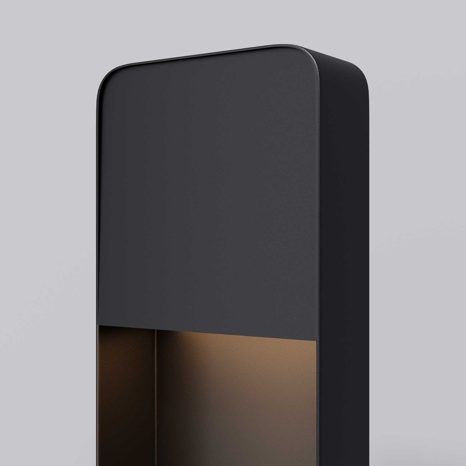 Porte - Borne LED lumineuse moderne design d'extérieur