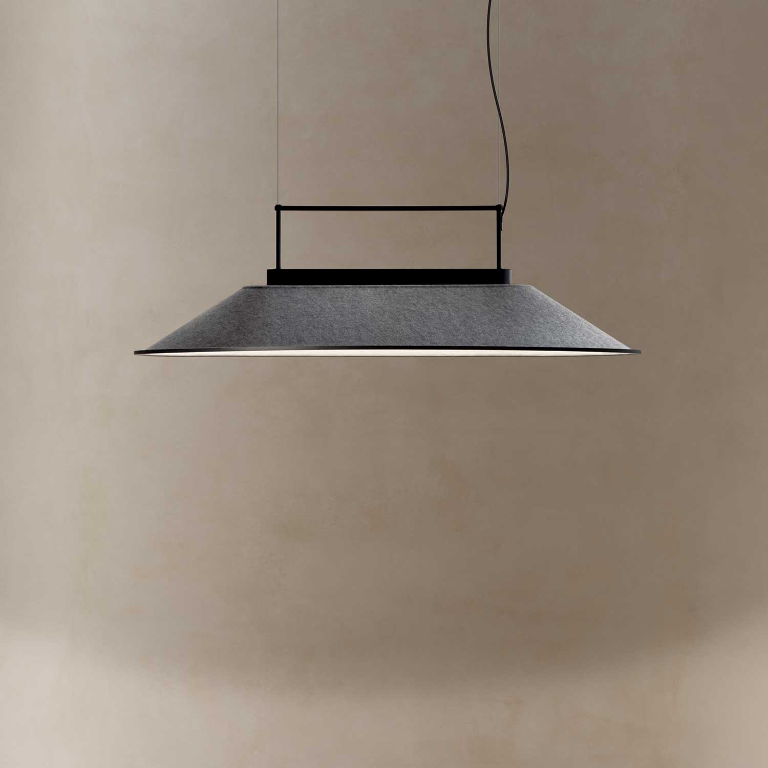 Shoemaker - Suspension acoustique LED pour bureau