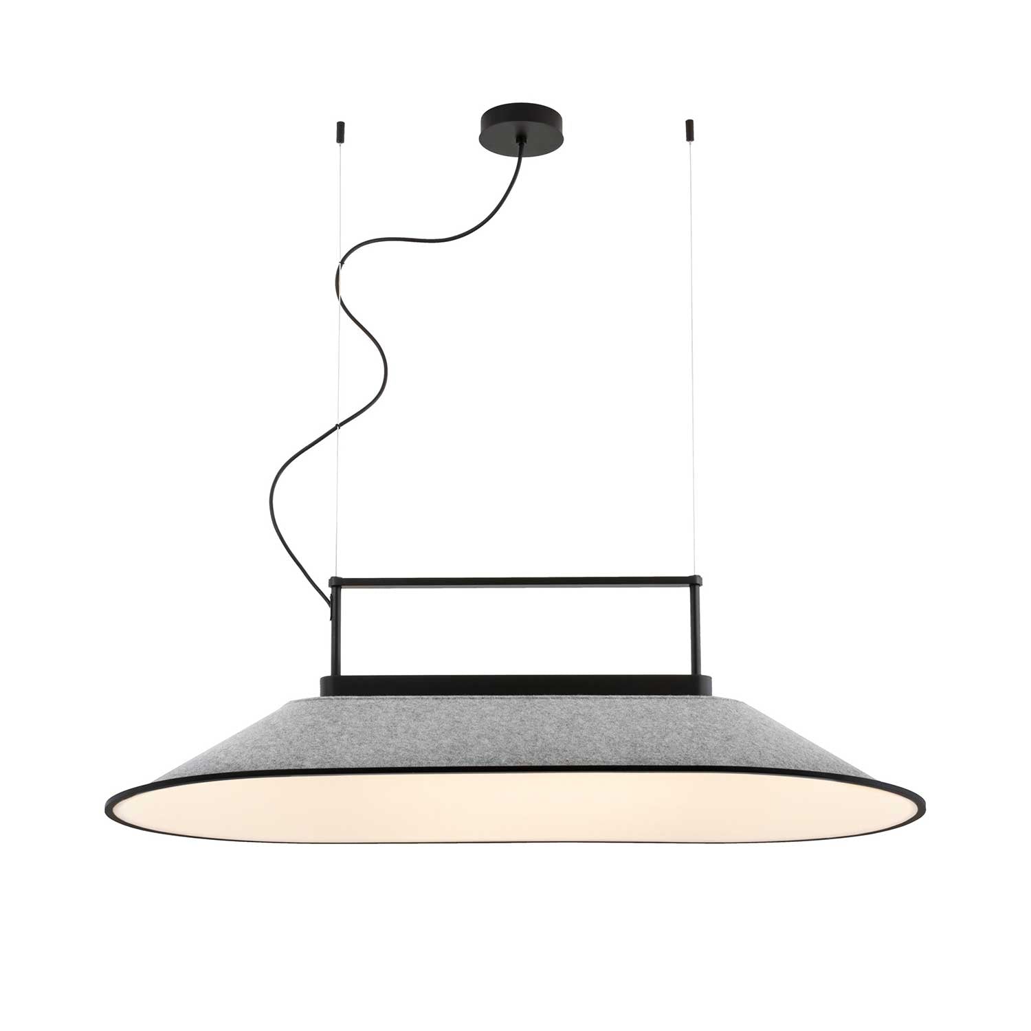 Shoemaker - Suspension acoustique LED pour bureau