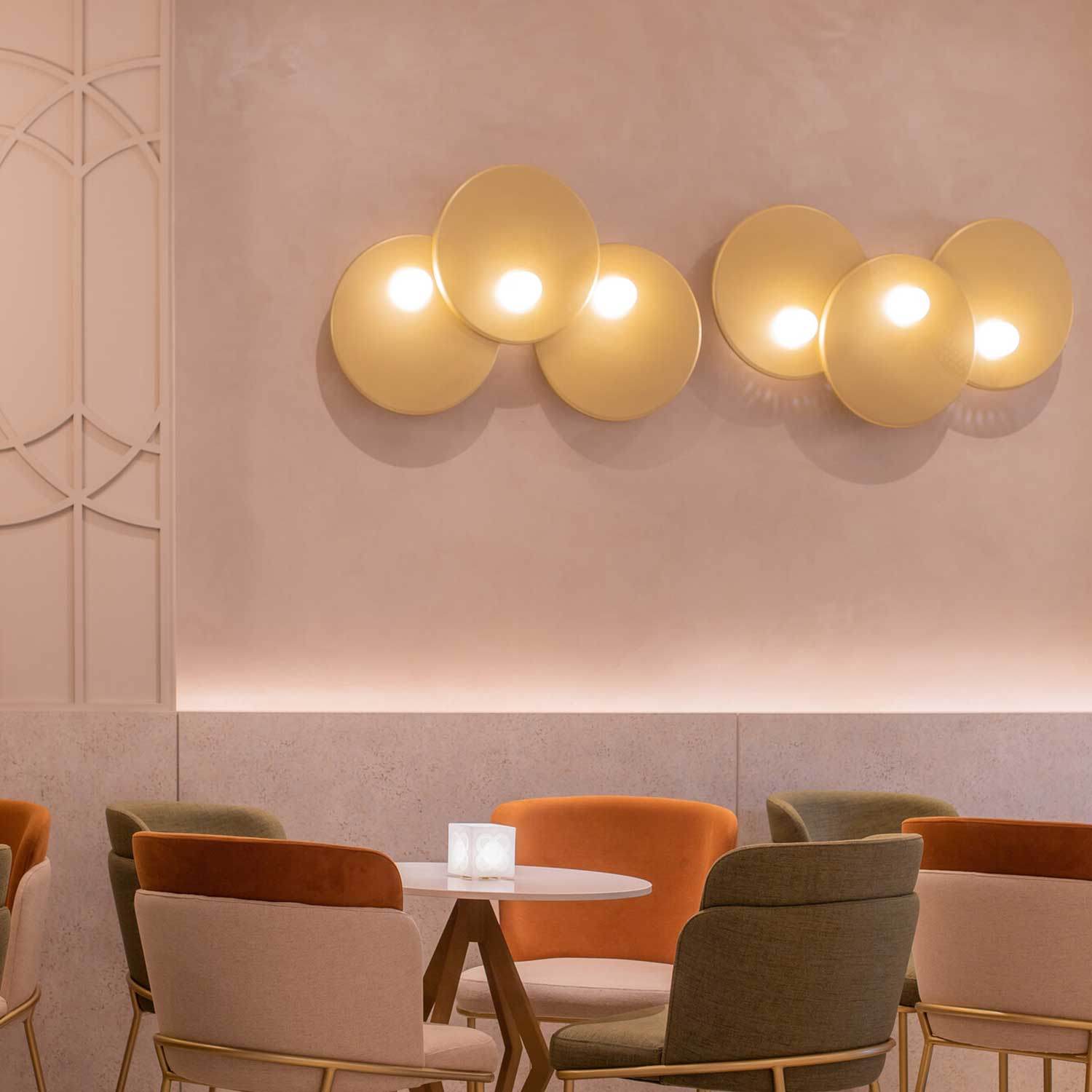 Trip Triple - Grande applique murale xxl design en métal