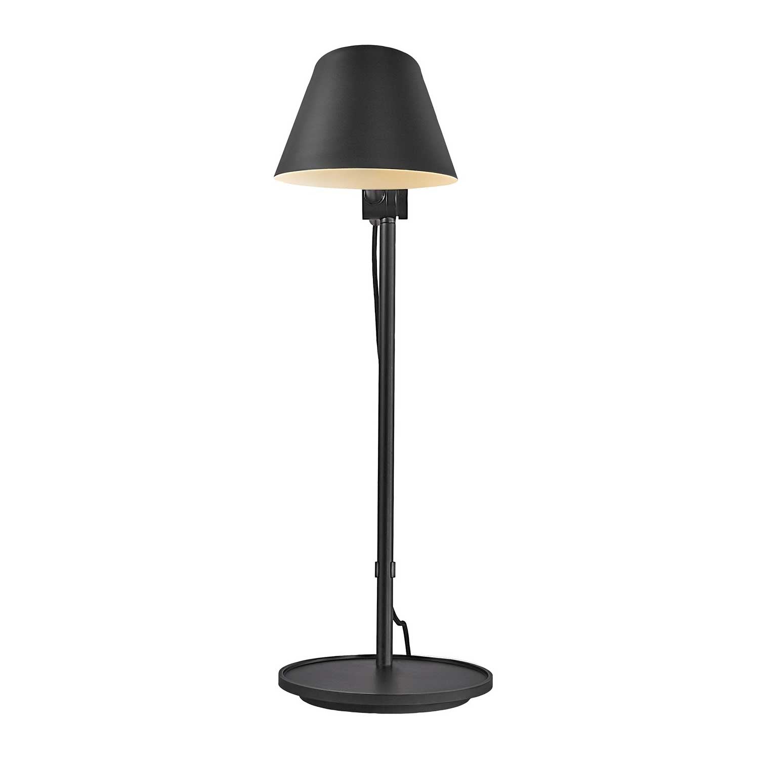 Stay - Lampe de bureau noir bras articulé style moderne