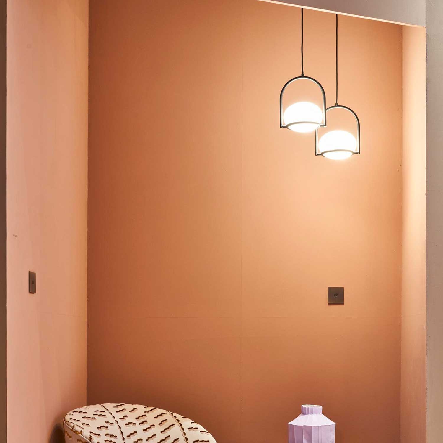 Coco Single - Suspension design boule en acrylique moderne