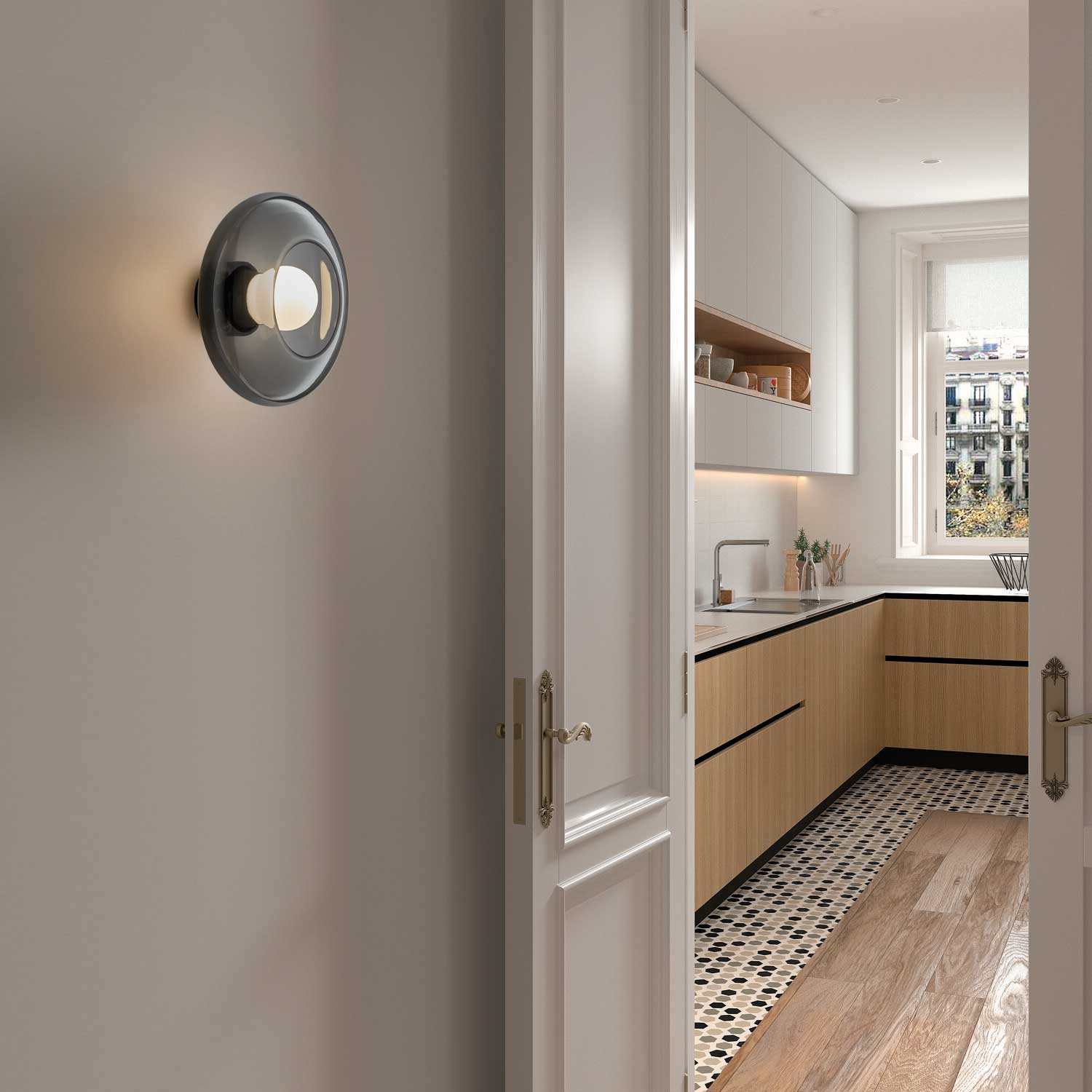 Trip Glass - Applique murale design en verre pour chambre