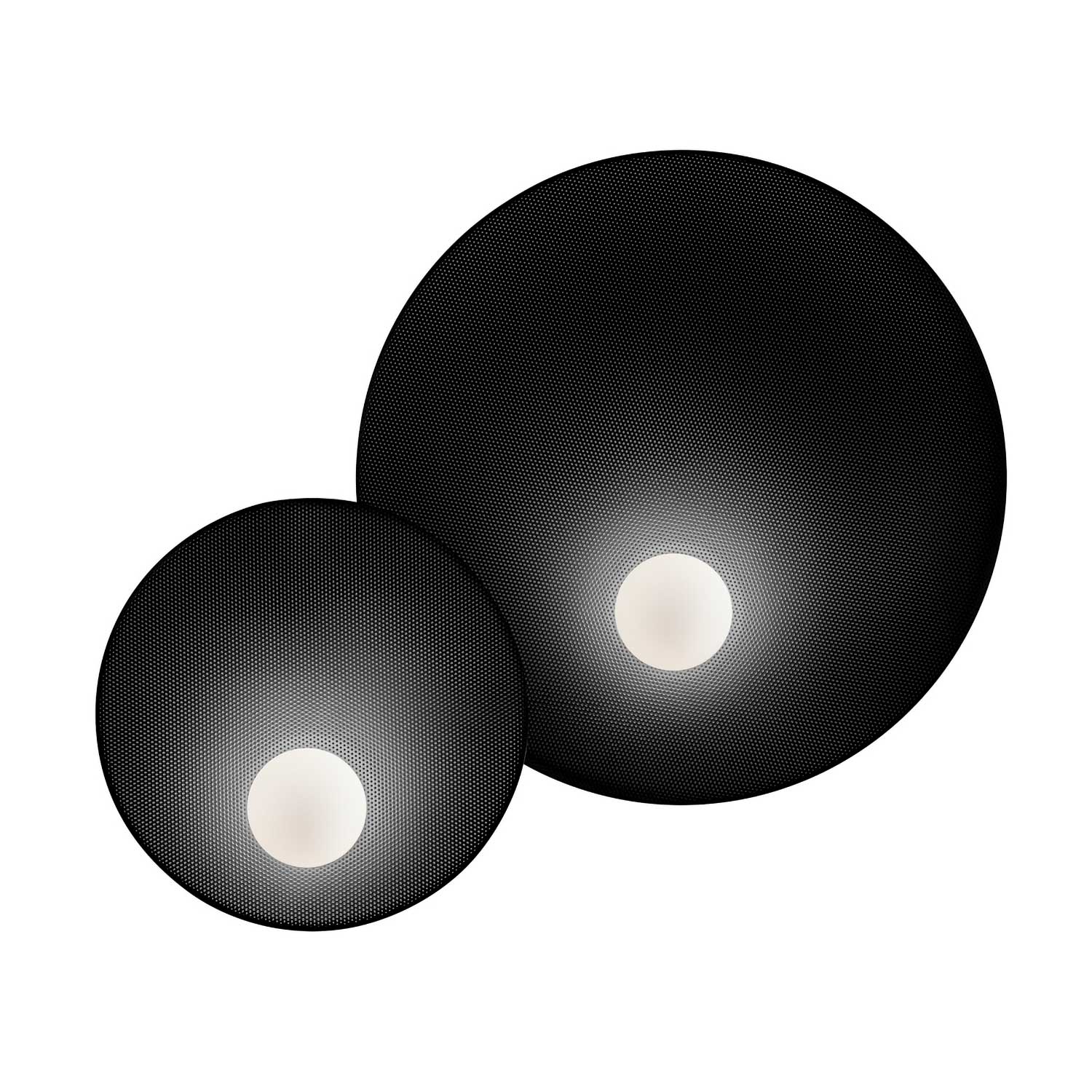 Trip Double - Grande applique murale design en métal pour salon