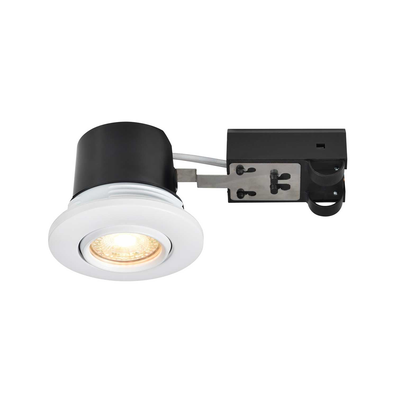 Umberto - Adjustable recessed bathroom spotlight IP44  
