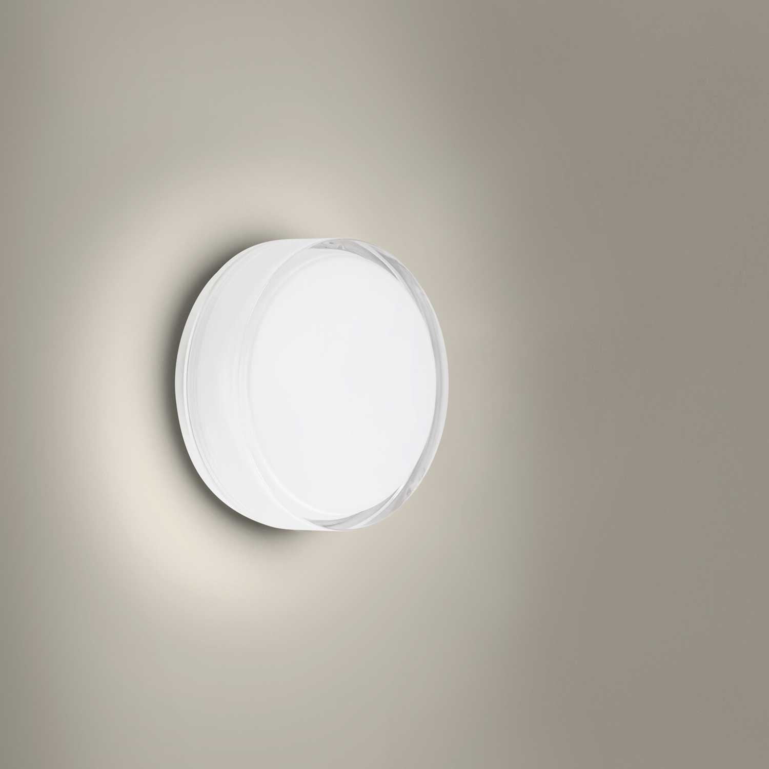 Vetro - Plafonnier salle de bain en verre design moderne