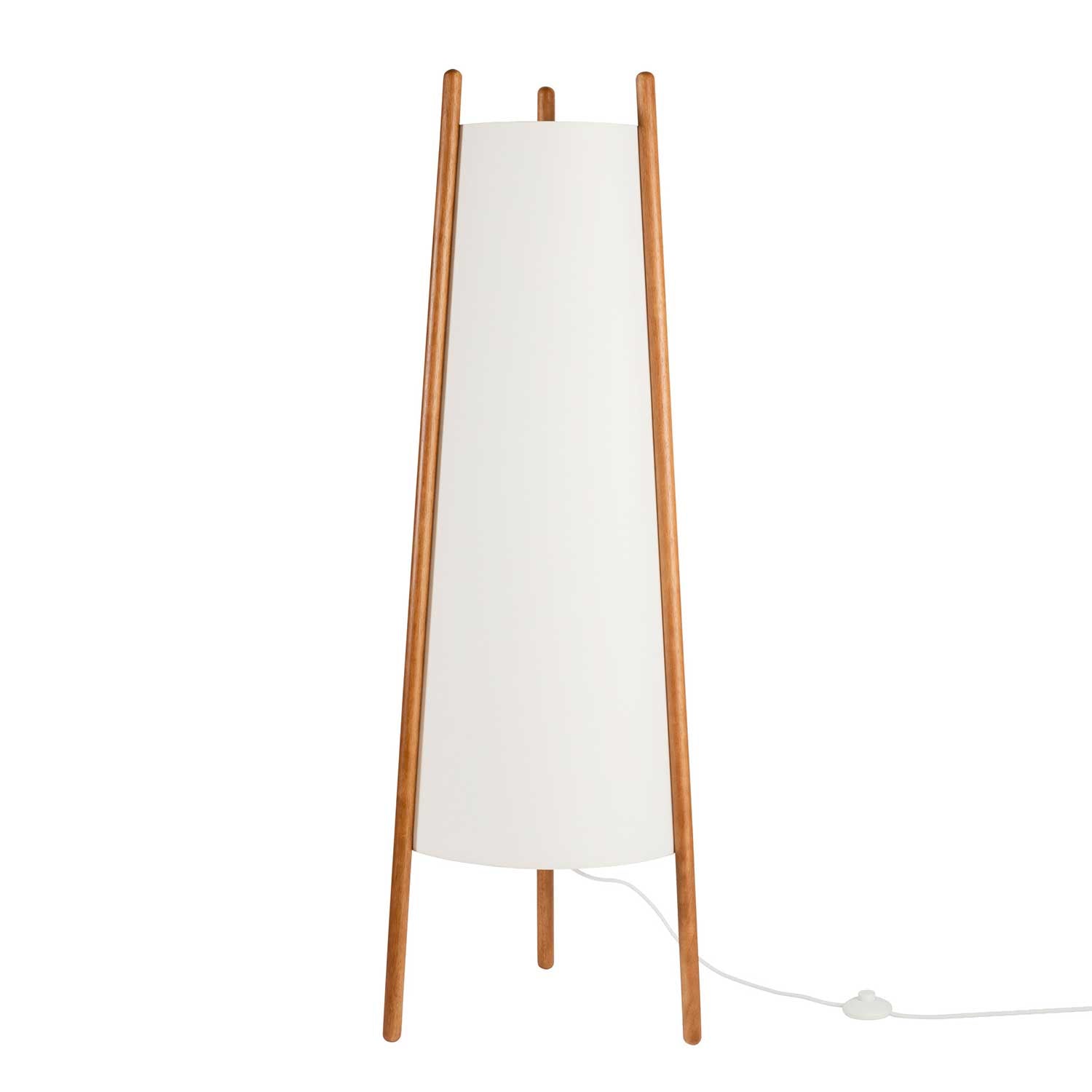 Woody - Lampadaire sur pied design scandinave en bois