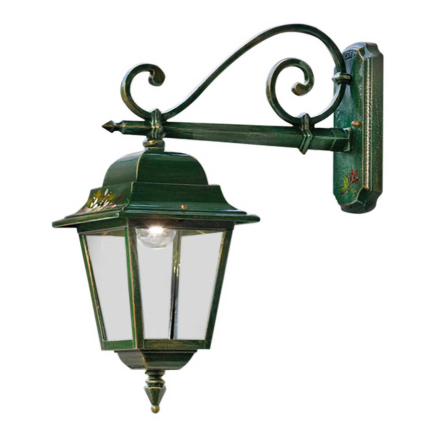 Gorizia - Applique murale extérieure vintage en fer forgé