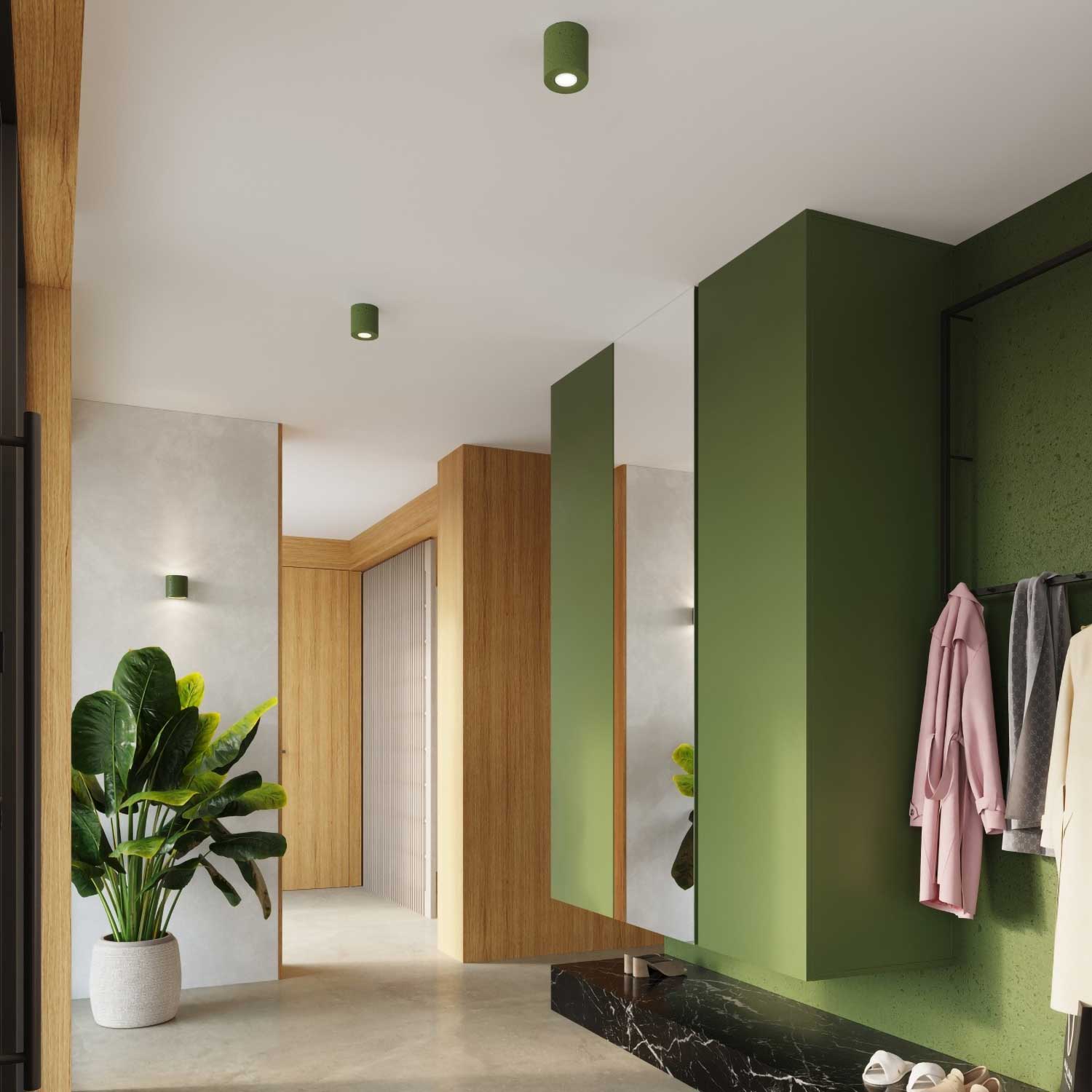 Achernar - Moderner runder Deckenstrahler Design für modernes Wohnzimmer