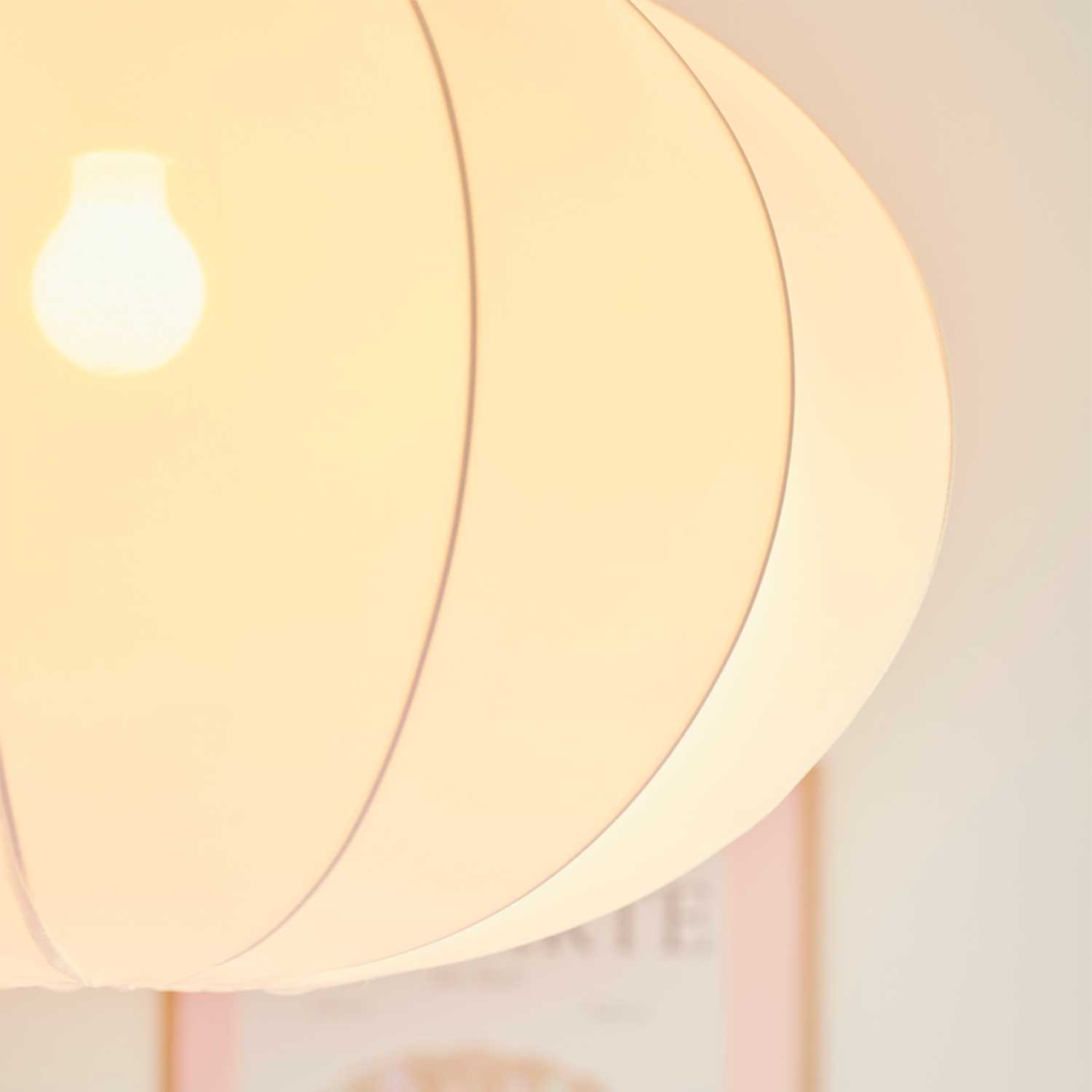 Aeron - Suspension blanche en tissu pour chambre zen