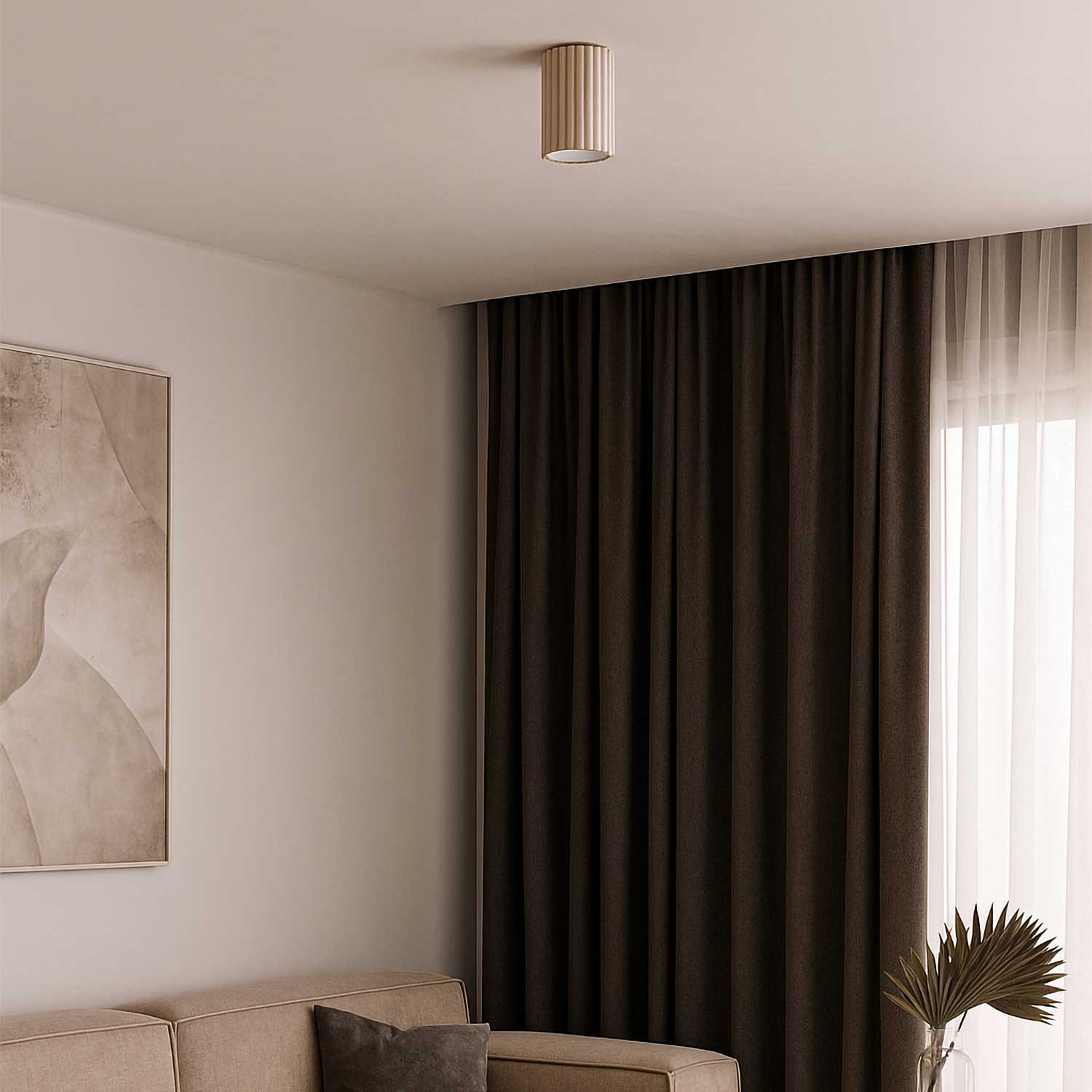 Alga - Plafonnier spot LED pour cuisine contemporaine