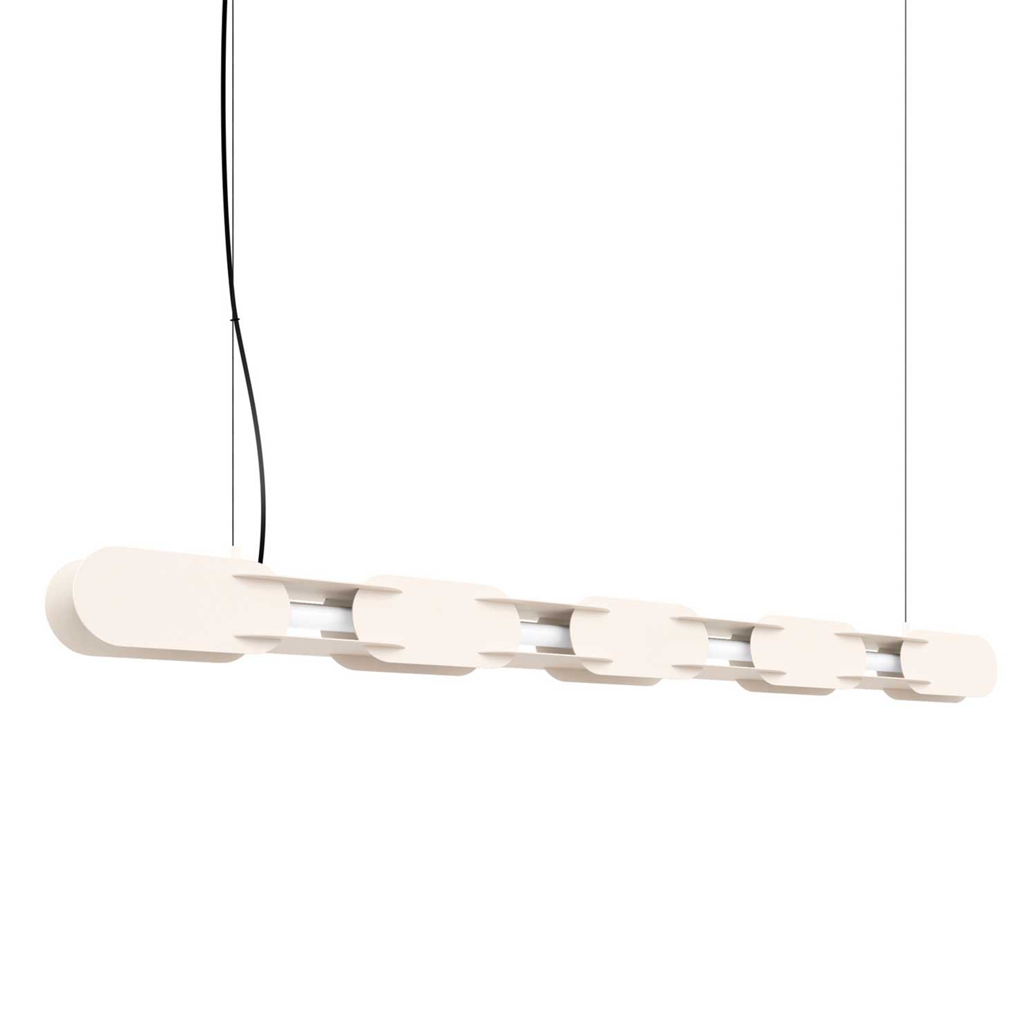 Alzir - Suspension LED en acier coloré design pour salle à manger