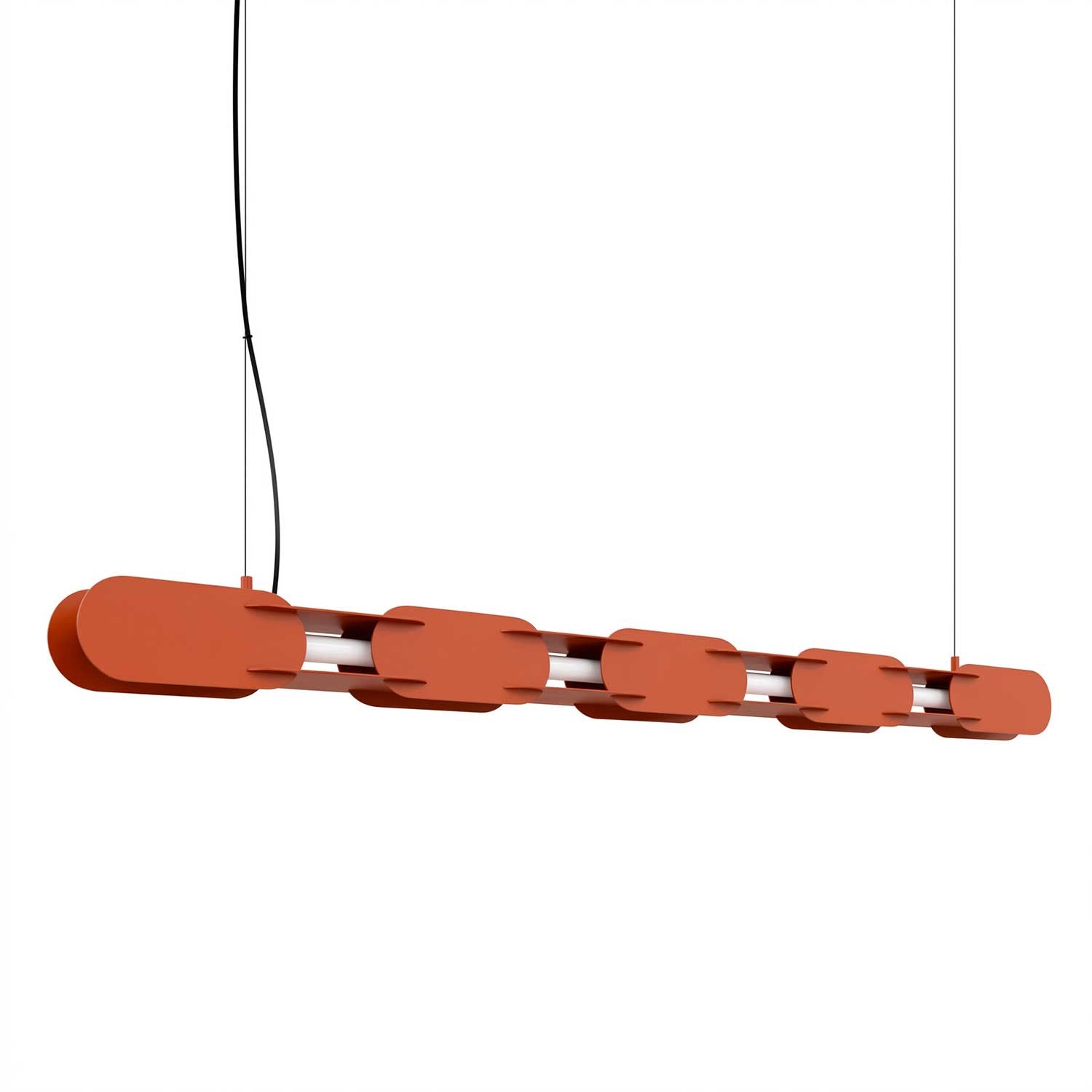 Alzir - Suspension LED en acier coloré design pour salle à manger