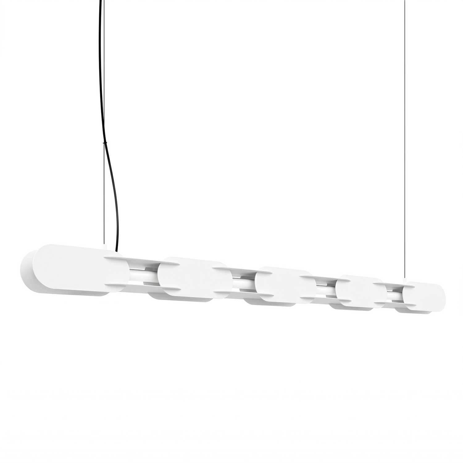 Alzir - Suspension LED en acier coloré design pour salle à manger