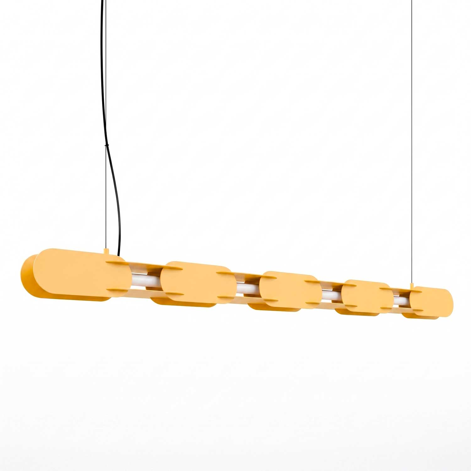 Alzir - Suspension LED en acier coloré design pour salle à manger