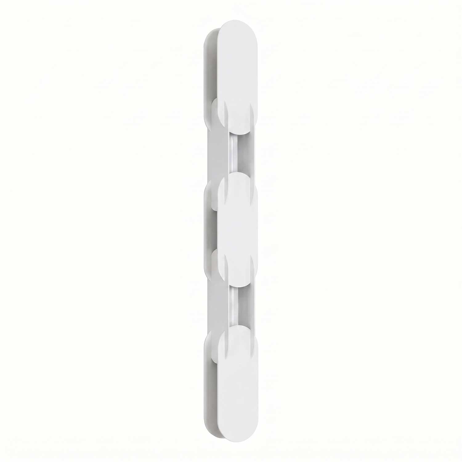 Alzir - Applique murale LED design chaine en acier coloré pour salon