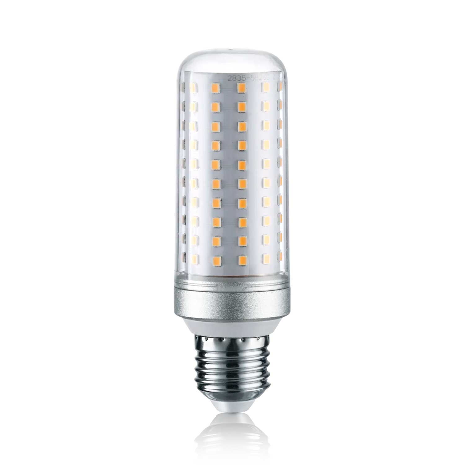 Lot de 10 ampoules E27 cylindre à led