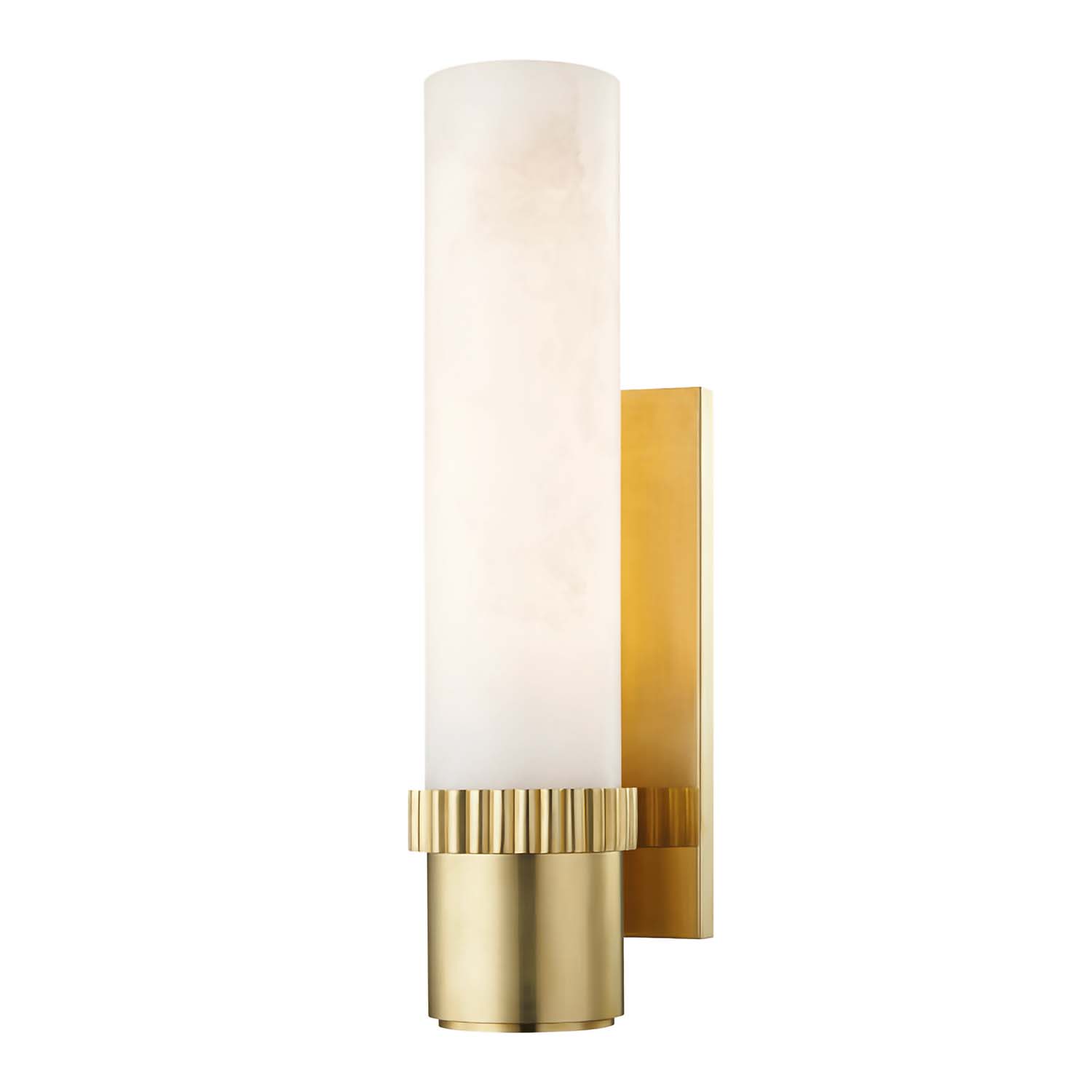 ARGON - Gold or Black Brass and Marble Wall Light