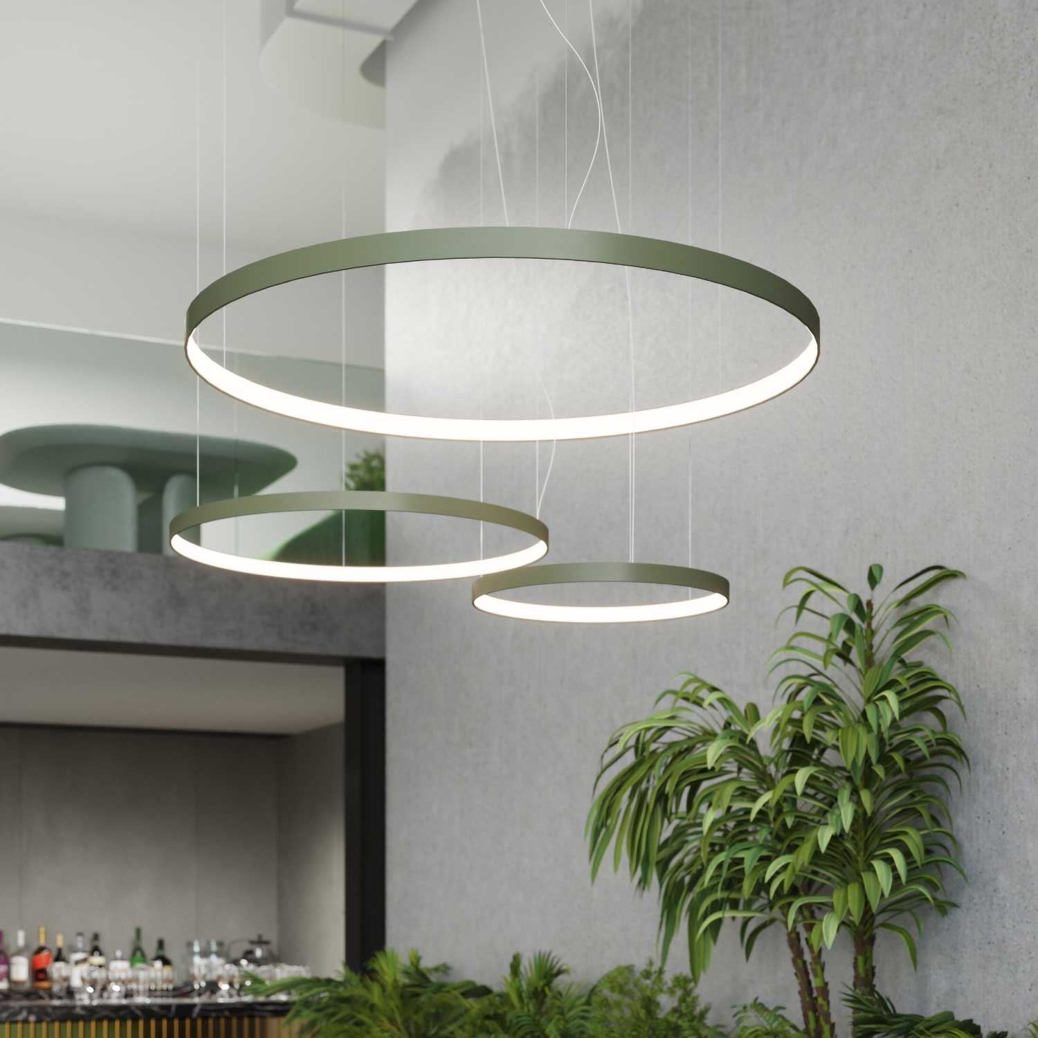 Askela - LED-Ring-Hängeleuchte zeitgenössisches Design