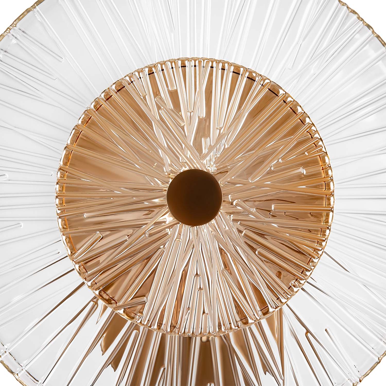 ASTER - Round vintage glass wall light