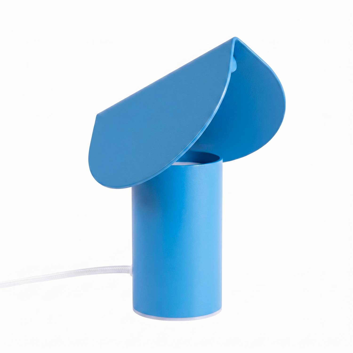 Auva - Lampe à poser LED design en acier coloré style contemporain