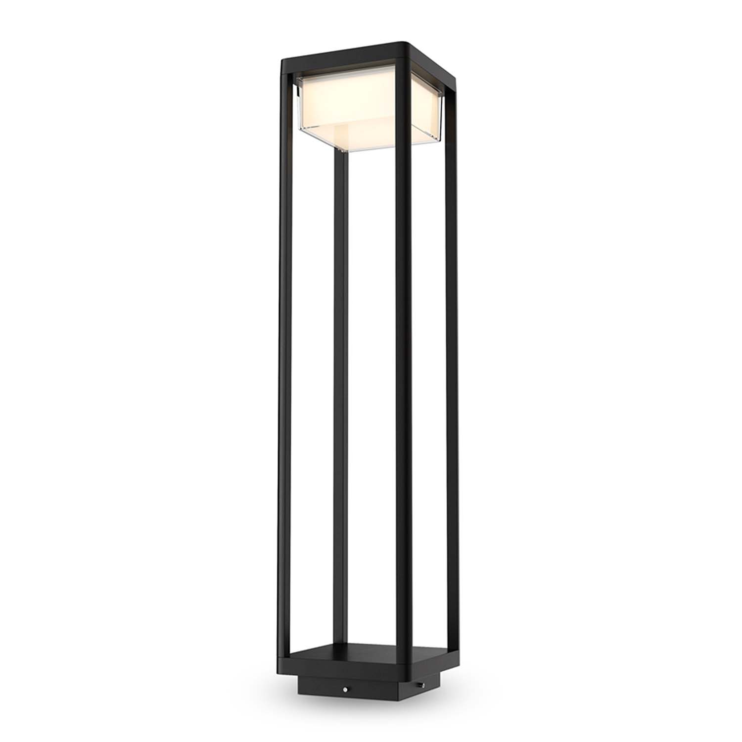 BAKER STREET - Lampe d'extérieur moderne noire étanche