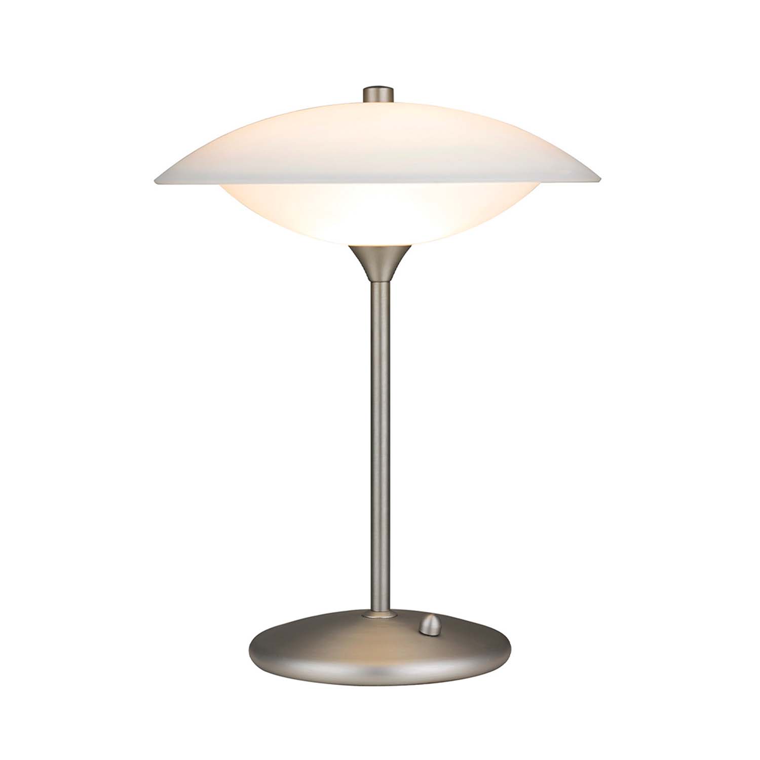 BARONI - Table lamp with vintage glass shade
