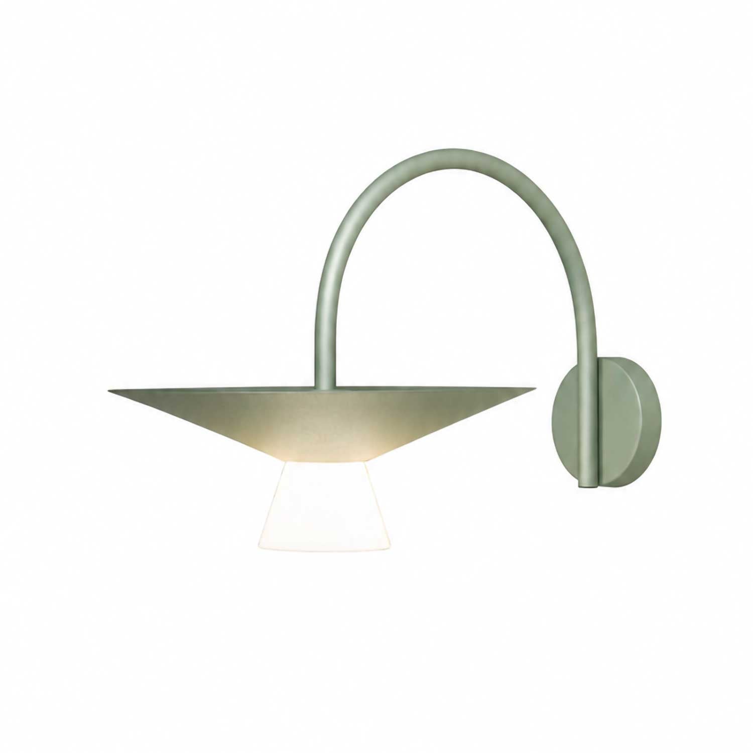 Belt - Applique murale LED design contemporain en acier avec abat-jour modulable