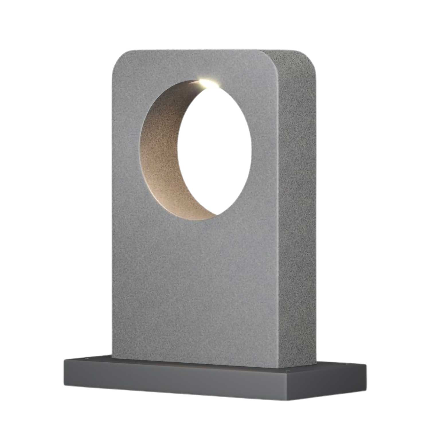 Betone - Balise LED béton pour jardin design industriel