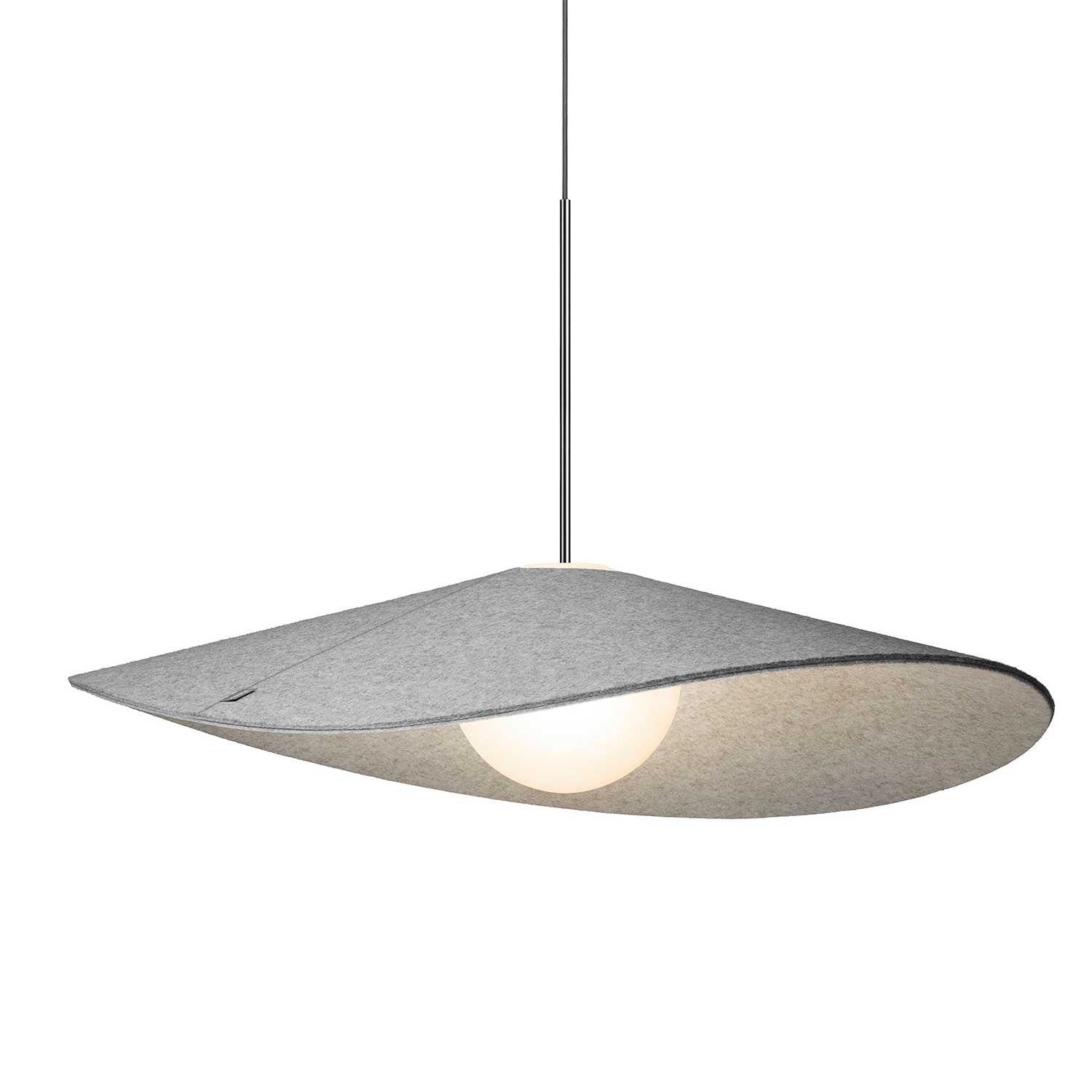 Bola Filz - Hängeleuchte LED mit Akustikfilzhut