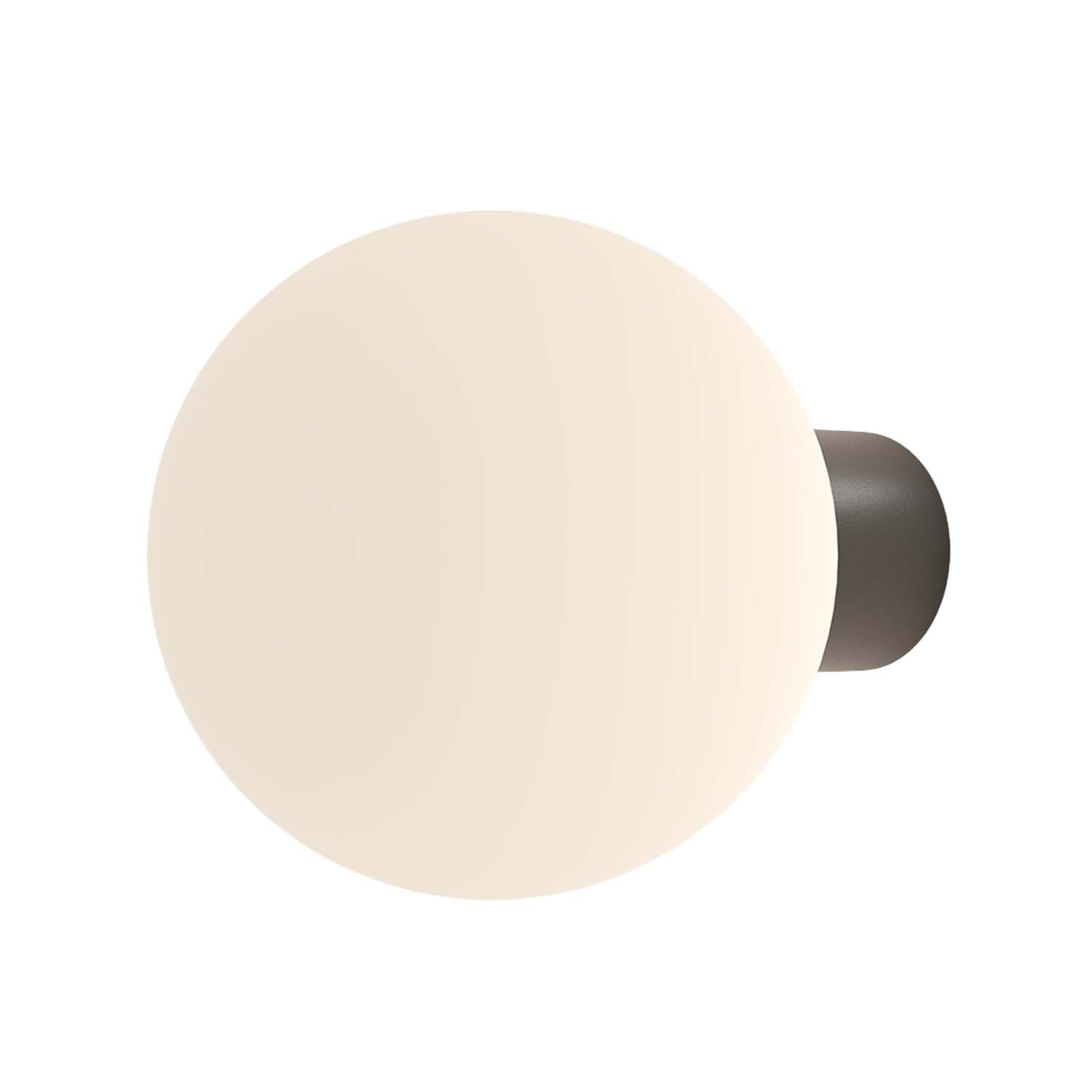BOLD - Waterproof and stylish white globe exterior wall light