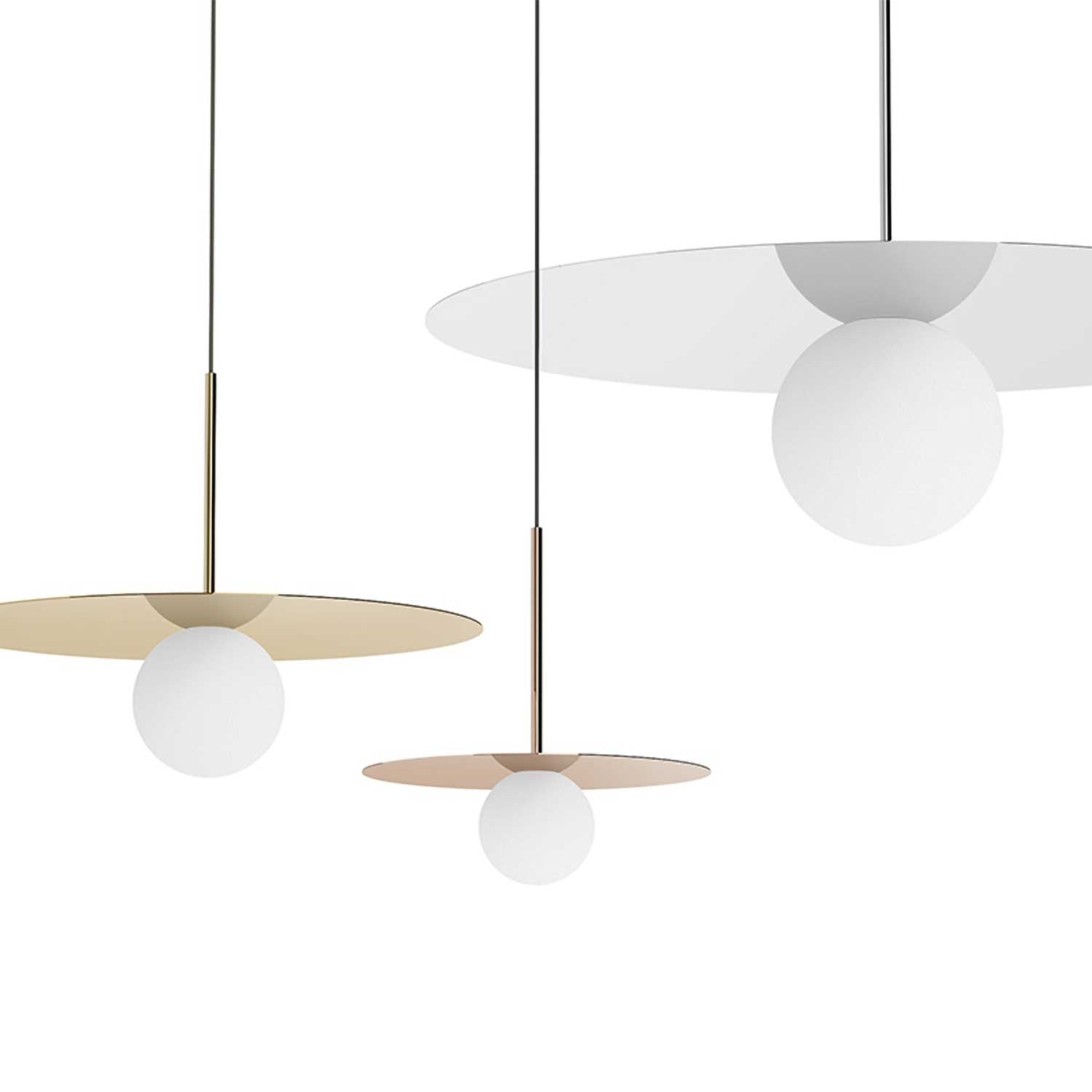 Bola Disc - Hängeleuchte mit integrierter dimmbarer LED-Scheibe