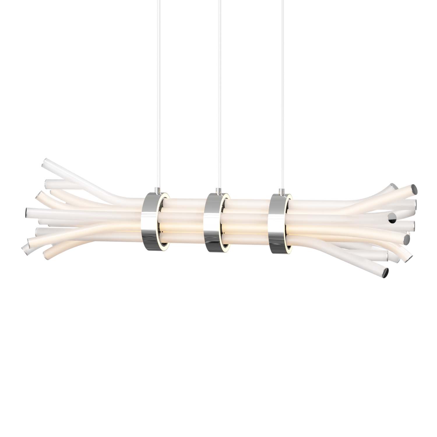 BRANCHY - Suspension luxueuse fagot de bois en crystal