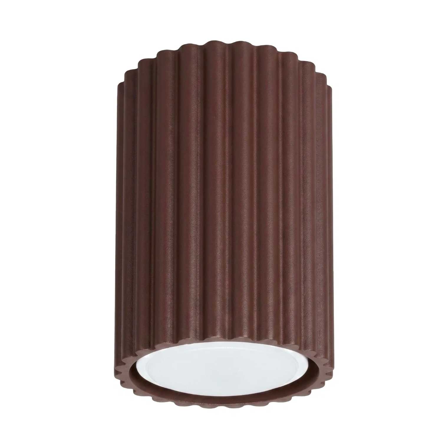 Buna - Deckenleuchte gerilltes Aluminiumrohr für modernes Wohnzimmer