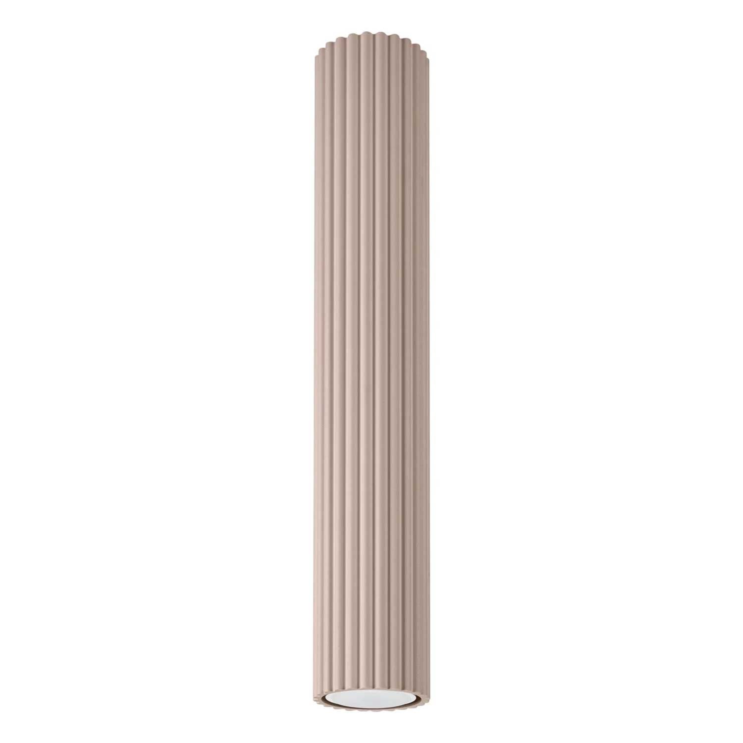 Buna - Deckenleuchte gerilltes Aluminiumrohr für modernes Wohnzimmer