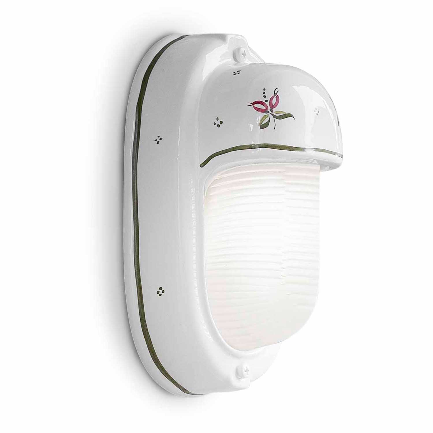 Brindisi - Applique murale vintage d'extérieur en céramique