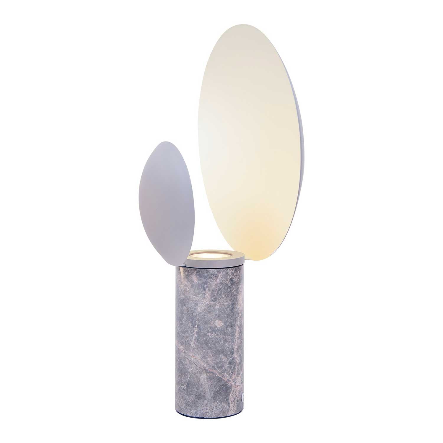 Caché - Lampe de table design en marbre design contemporain