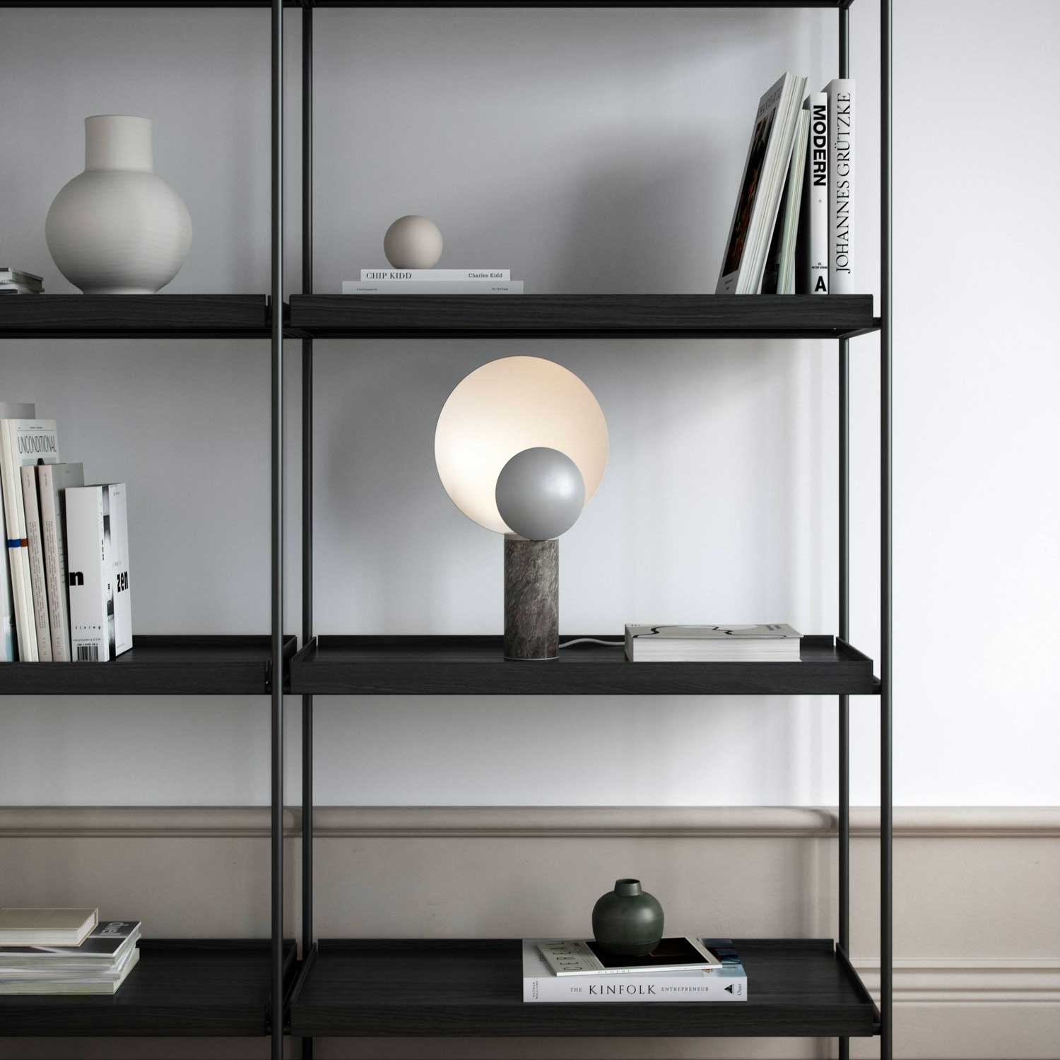 Caché - Lampe de table design en marbre design contemporain