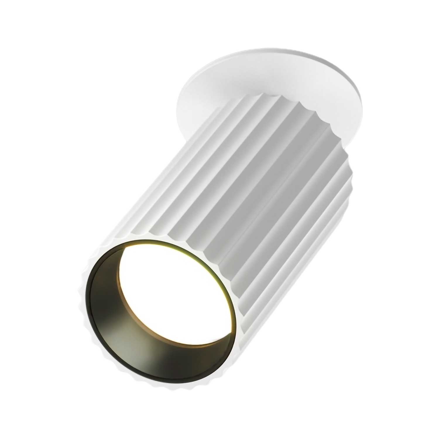 Calipso - Semi-recessed adjustable spotlight ceiling light