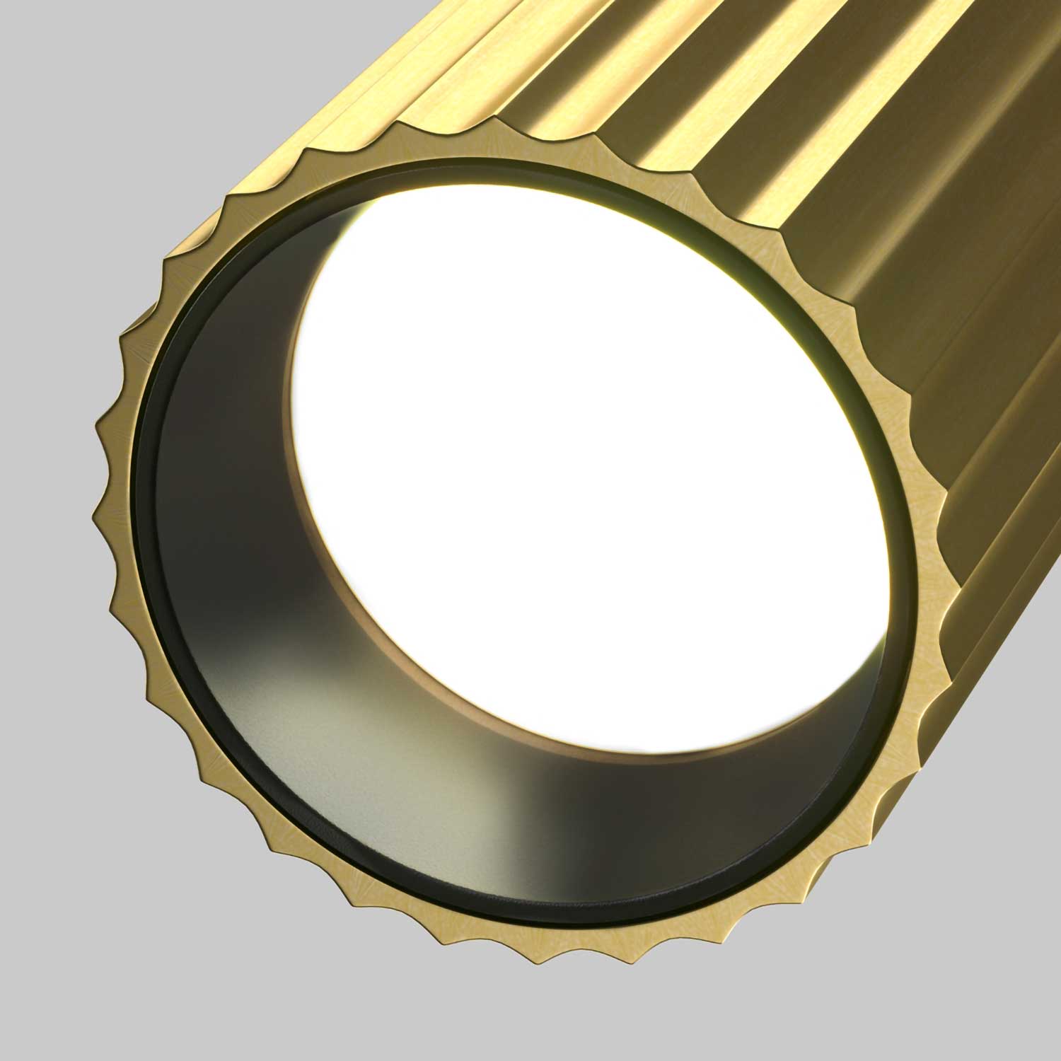 Calipso - Semi-recessed adjustable spotlight ceiling light