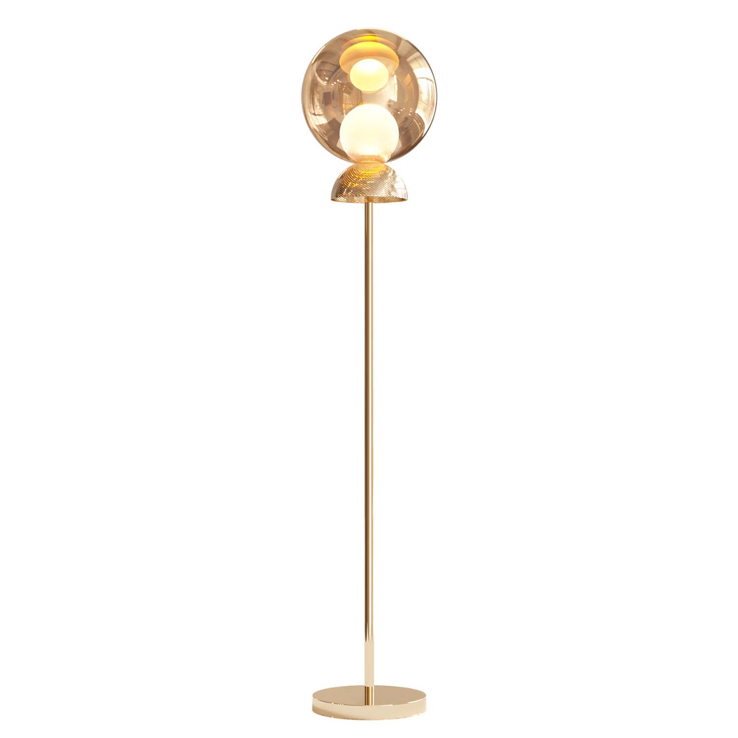 CHARM - Lampadaire sur pied luxueux en verre moderne