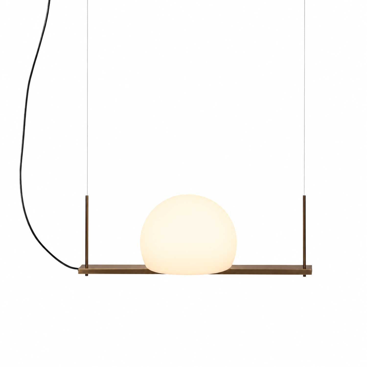 Circ - Suspension boule en verre pour salle à manger design