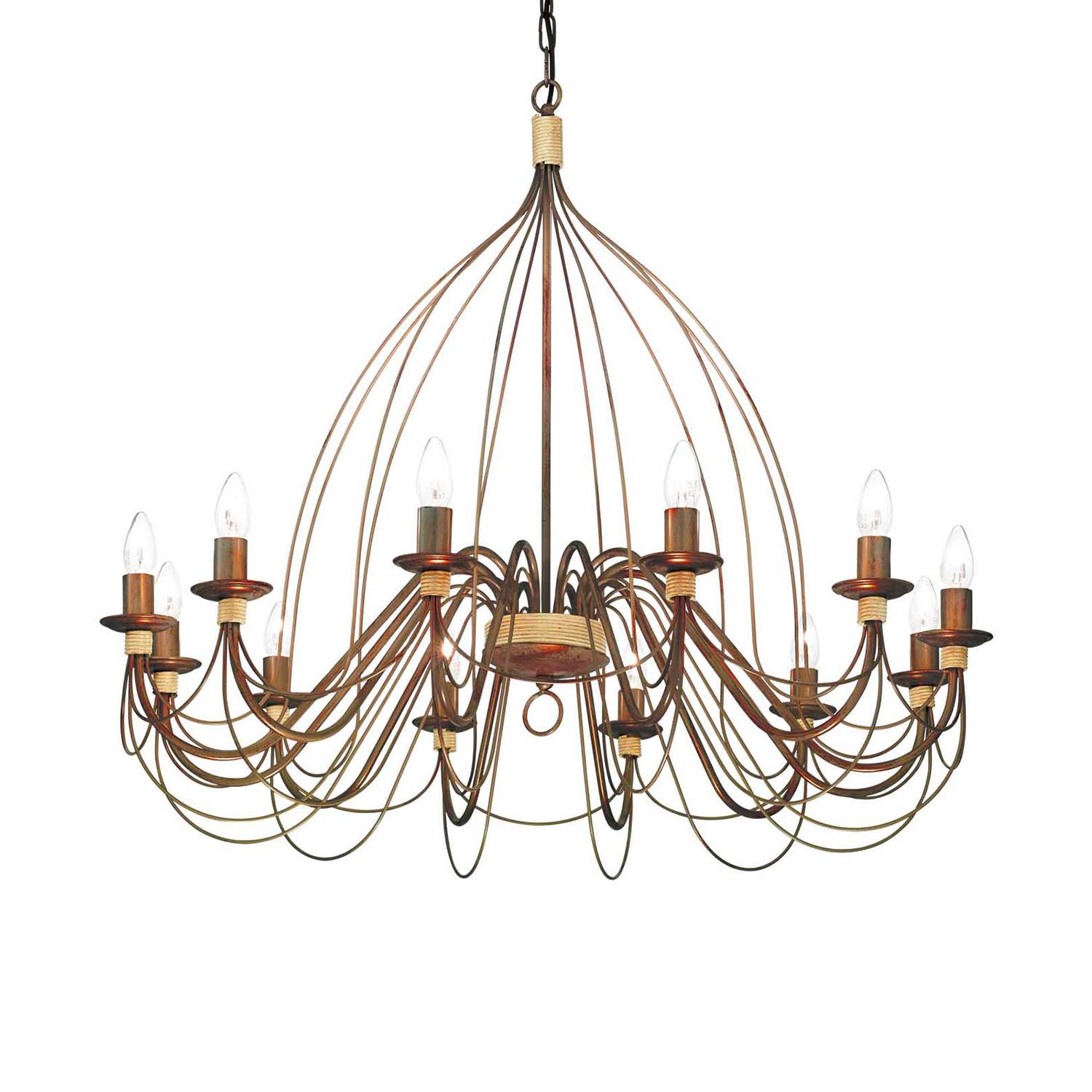 CORTE - Old style bronze chandelier chandelier