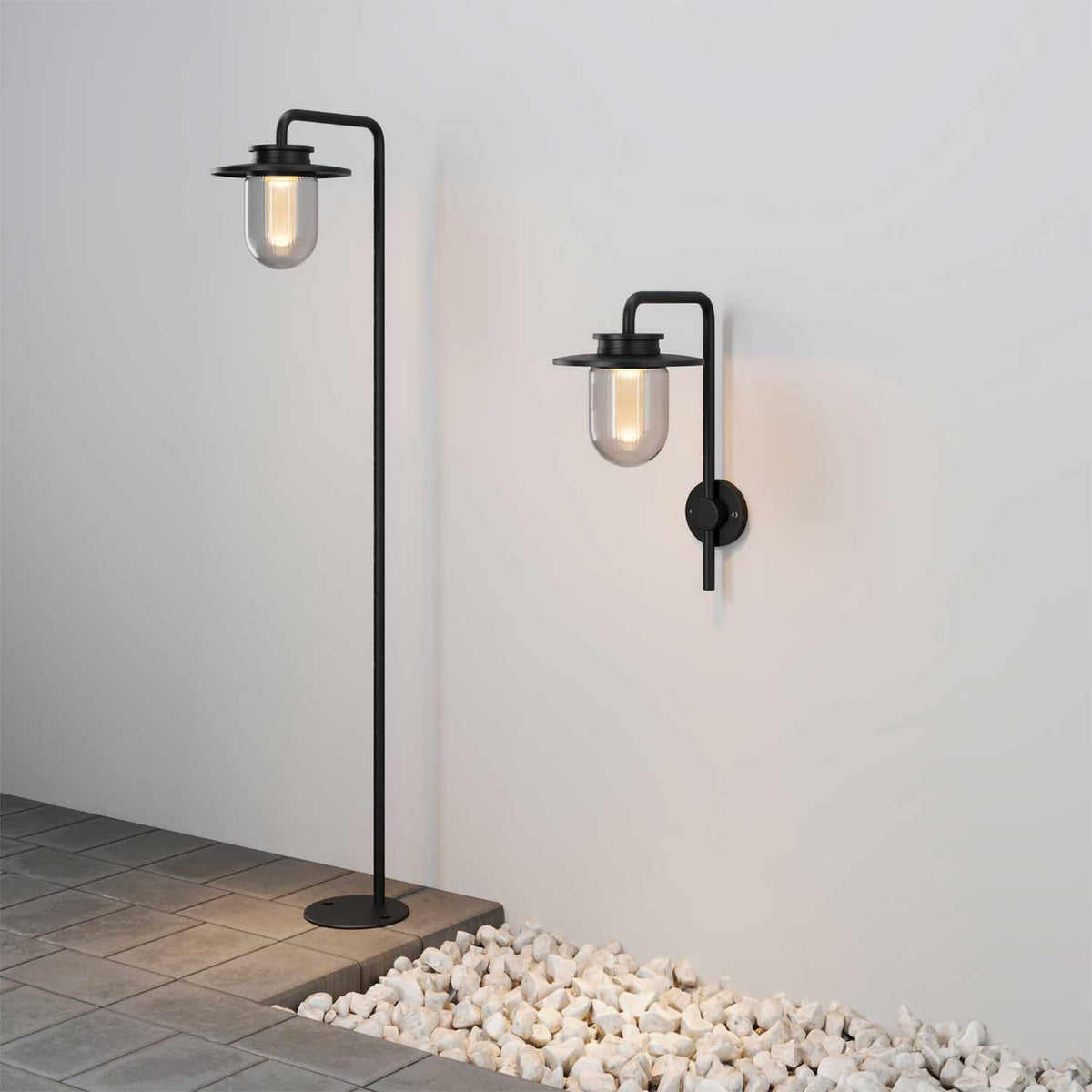Cottage - Borne extérieure LED en aluminium