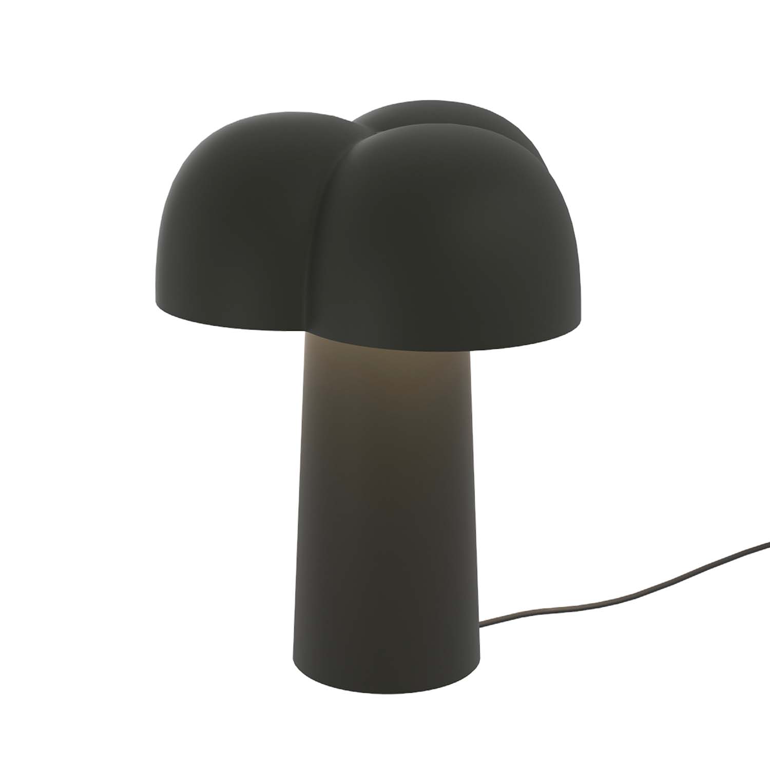 COTTON – Cocooning Cloud Tischlampe aus schwarzem Stahl