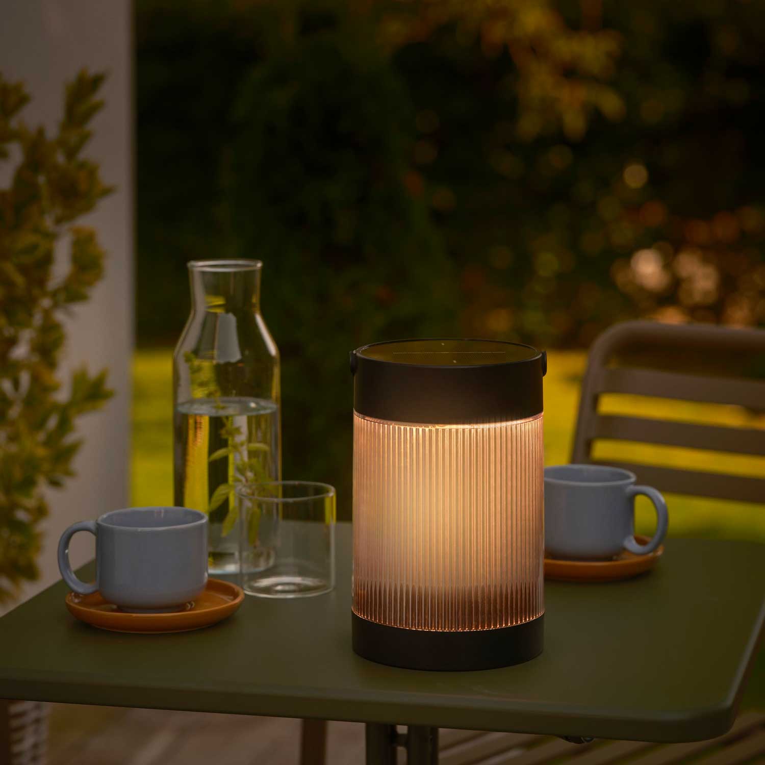 Coupar - Lámpara nómada LED solar para mesa exterior
